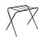 Household Essentials Gray Frame with Black Straps Luggage Rack